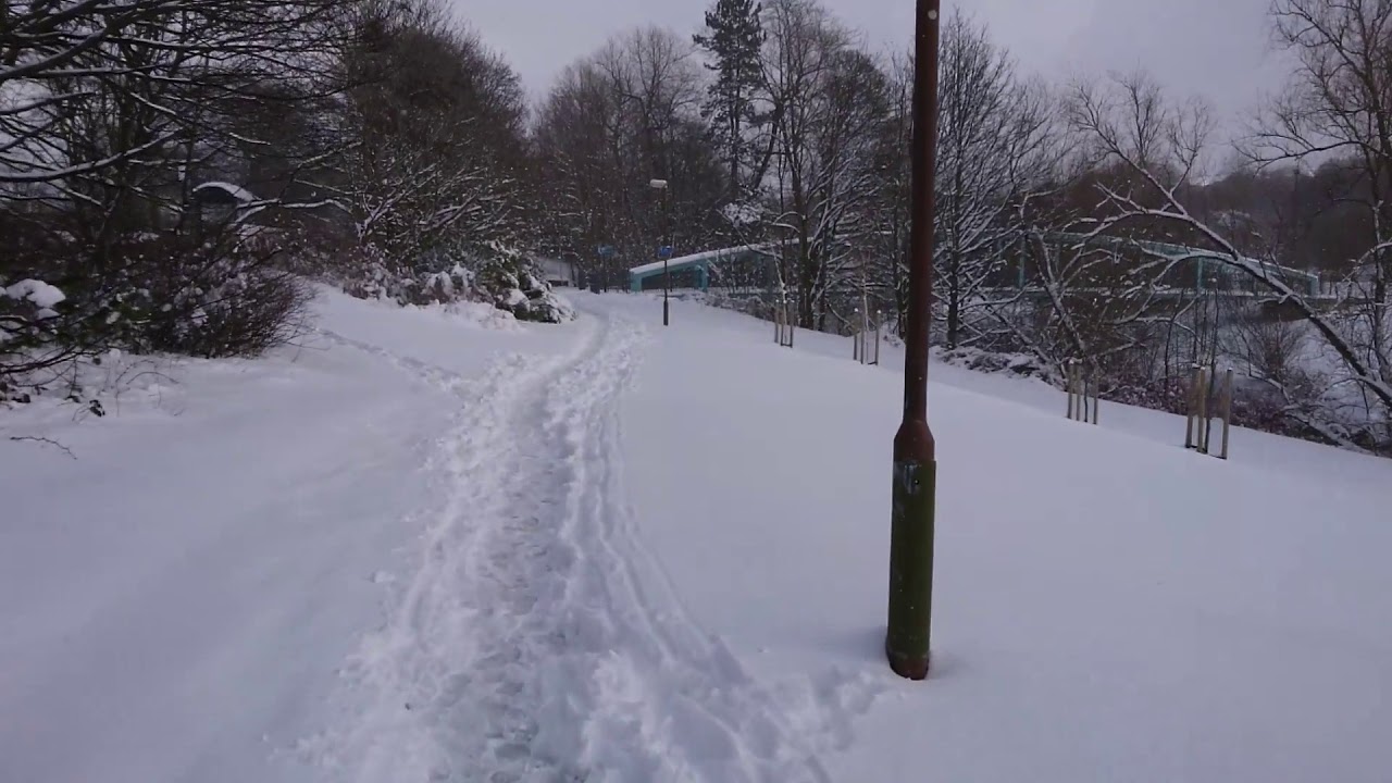 Big snow in Livingston, Scotland 01 03 2018 YouTube