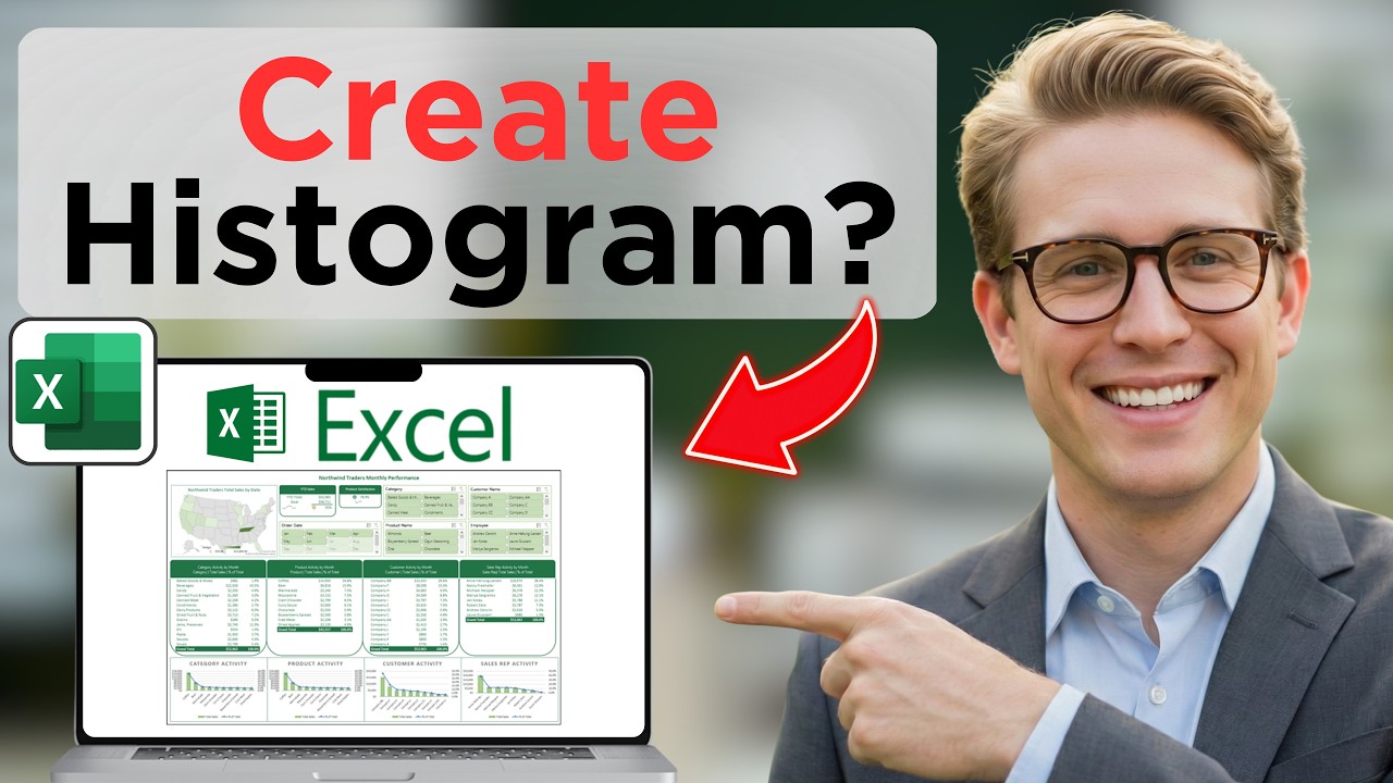 How to Create a Histogram in Excel (Full Guide 2026) - YouTube