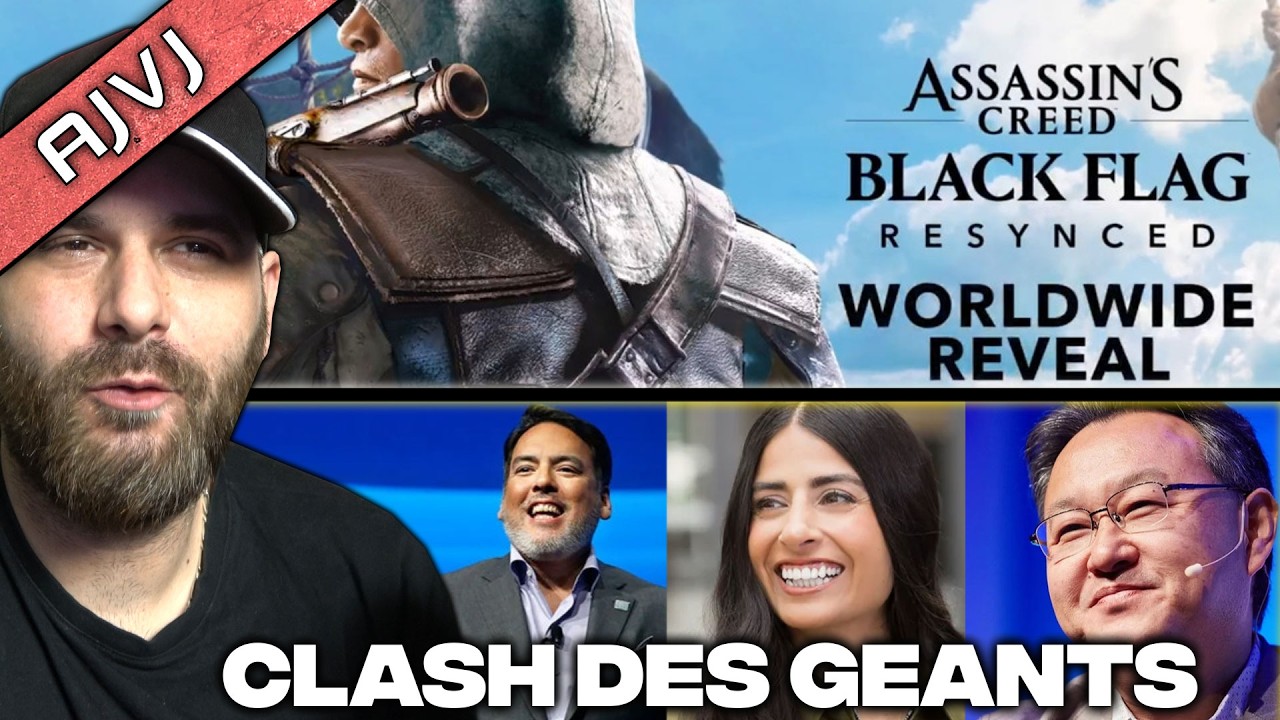 Nouvelle conf Xbox et reveal de Black Flag officialisés 🔥 Shawn Layden tacle Xbox et Sharma répond,.