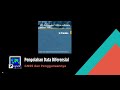 Pengolahan Data Differensial Hasil Pengukuran dengan GNSS Mapping