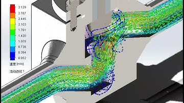 Molten Salt Valve Flow Simulation | CFD Analysis of High-Temperature Flow Control