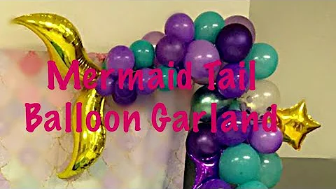 Mermaid Tail Balloon Garland