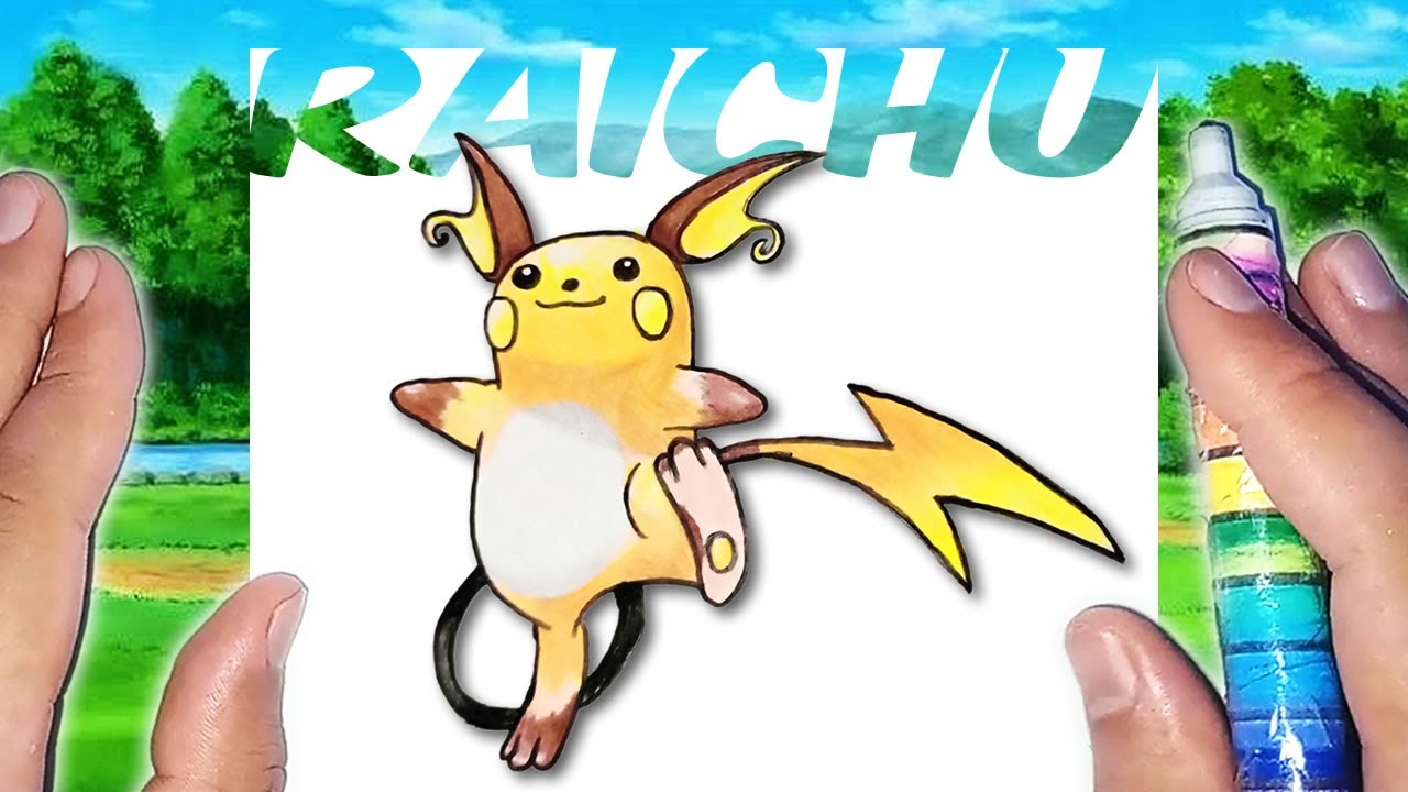 COMO DESENHAR o Raichu (Pokémon)