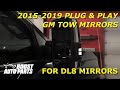 GM Small Mirror (DL8) to Tow Mirror Plug And Play Wiring Upgrade (2015 - 2019 Silverado Sierra)