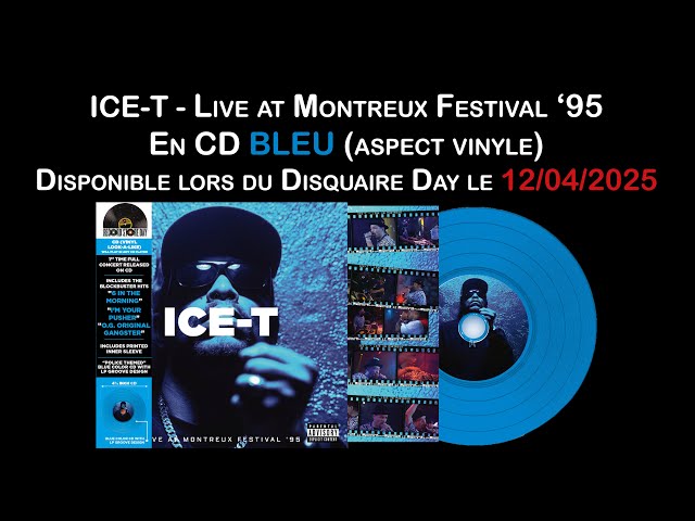 Ice-T「Live in Montreux Festival '95」〈CD〉 Ice-T - Live at Montreux Festival '95 (CD) - Disquaire Day