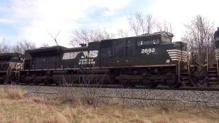 Chasing Huge Norfolk Southern Stack Train
