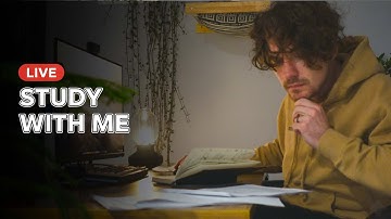 LIVE Study With Me 50/10 🌲 — Quiet Focus Room (No Music, Brown Noise) (Day 3)