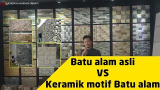 KERAMIK MOTIF BATU ALAM TERBARU