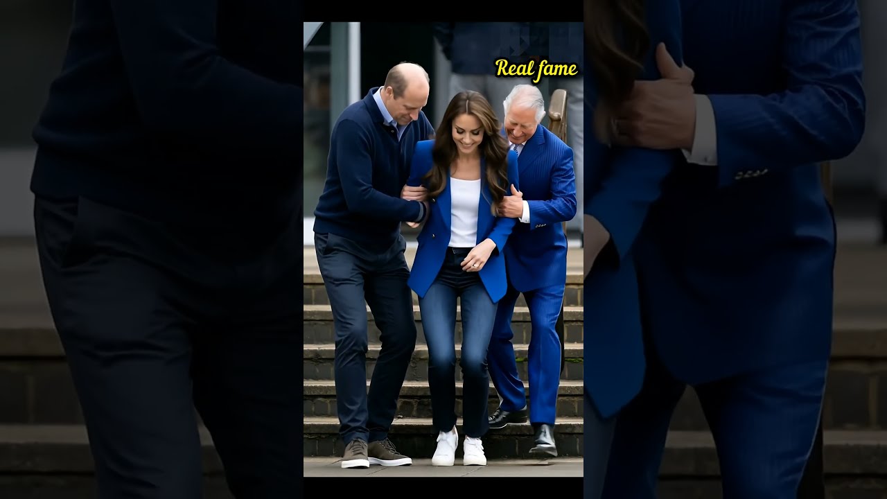 Prince Charles And William Protect Princess Catherine Kingcharles Princewilliam