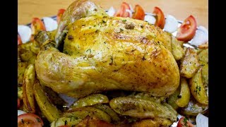 Курица запеченная в рукаве. Pollo asado en bolsa. Subtitulo en español. Курица запеченная в рукаве. Pollo asado en bolsa. Subtitulo en español.