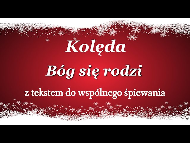 Dzień Dobry - Bóg Się Rodzi