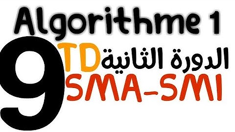 9# Informatique-2  S2 SMIA L