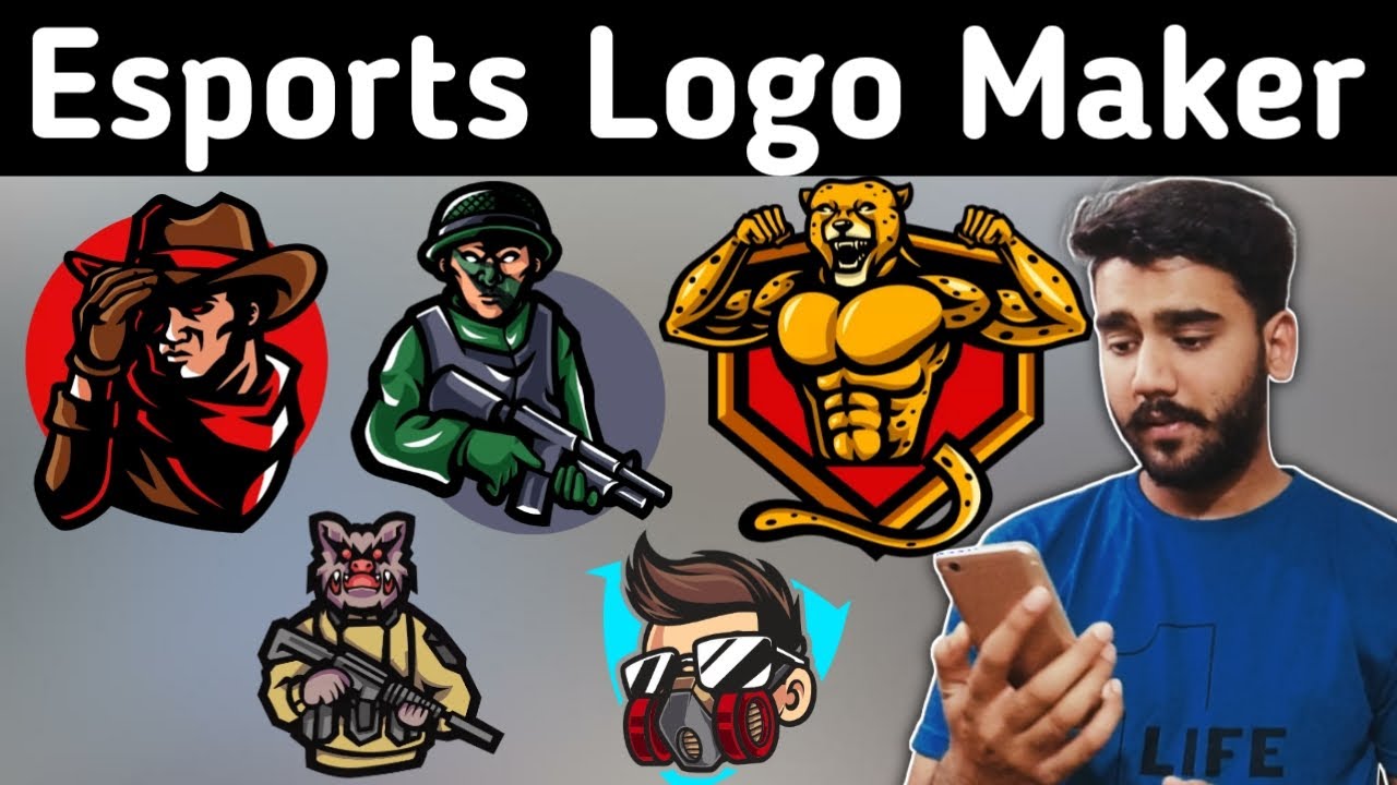 How to use eSports logo maker app | Create gaming logo maker app for ...
