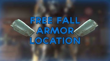 Fallout 4: LEGENDARY ARMOR - Free fall armor (Take no falling damage)