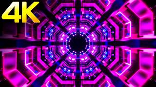 4K Abstract OLED Hexagon Metallic Color Screensaver Video Motion Background Video Loop No sound