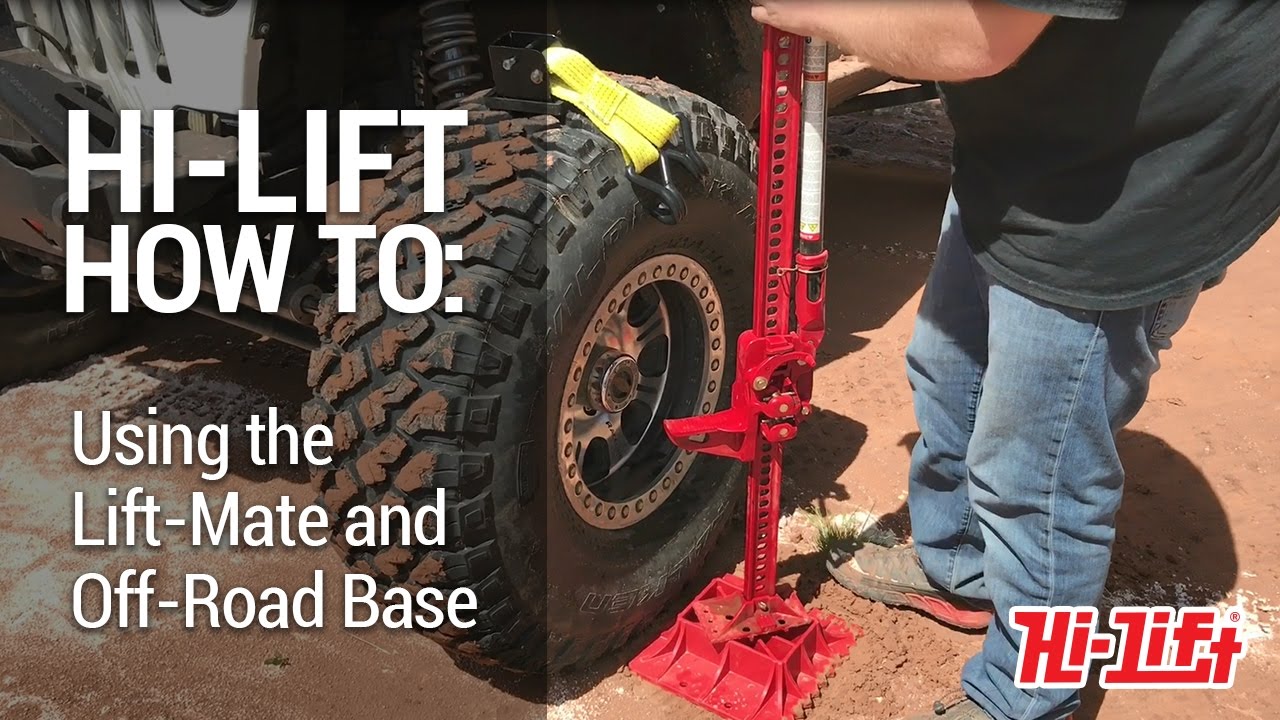 Hi Lift How To Using A Lift Mate And Off Road Base On The Trail