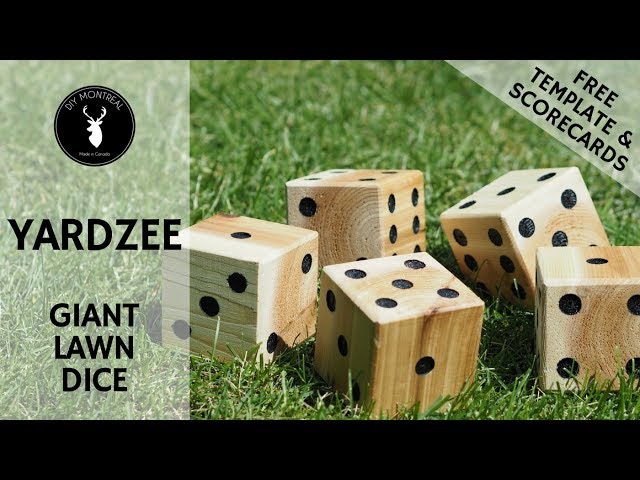DIY Yardzee Yard Dice | Free Template and Scorecards - YouTube diy-yardzee-yard-dice-free-template-and-scorecards-youtube