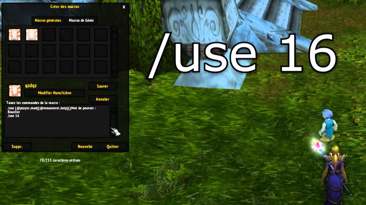 histoire du soldat [God of Macro] : Bug de macro Mot de pouvoir : Bouclier (prêtre)