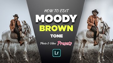 Moody Brown Tone Lightroom Mobile Free Presets Tutorial - Shan Creator