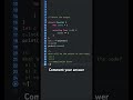 Comment your answer | Swift interview question #iosdevelopment #swift #codinginterview #exploremore