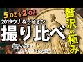 超マニアック！モダンウナライオン金貨の2オンスと5オンス金貨比較してみました。