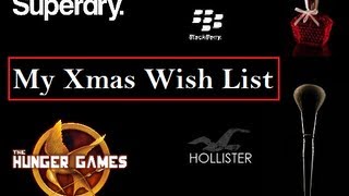 christmas wish list 2012