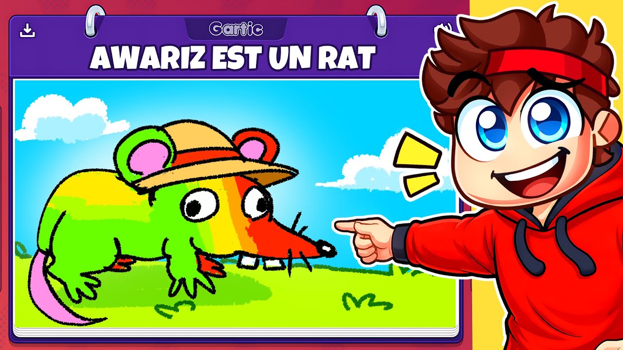 Mes AMIS sont devenus des ANIMAUX sur Gartic Phone !