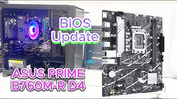 How to BIOS Update Asus PRIME B760M-R D4 | BIOS Update with Intel i9-14900KF Processor