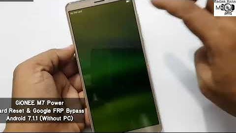 Gionee m7 hard reset and Google FRP bypass 2020