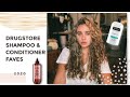 the best cheap curly hair shampoo and conditioner // drugstore favorites