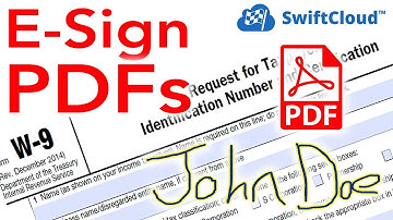 e-Sign PDF Setup Training on SwiftCloud - Feb 2019