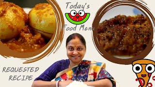 ONION BHARTA II SWEET & SOUR EGG CURRY WITH RICE II REQUESTED RECIPE