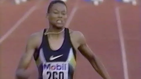 Marion Jones vs  Gail Devers - Women's 100m - 1997...