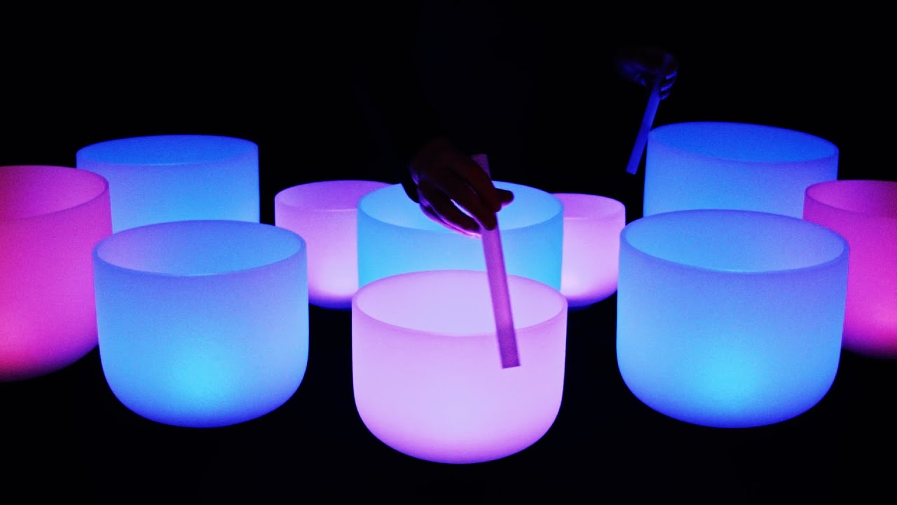 Heart Chakra Healing & Deep Sleep Crystal Bowls 432Hz Sound Bath - YouTube