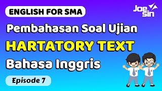 Pembahasan Soal Hortatory Text Bahasa Inggris Tanpa Baca Semua Text | eps. 7 | Joesin