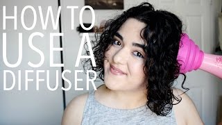 How To Use a Diffuser on Curly/Wavy Hair | Laura Neuzeth
