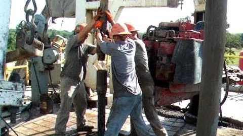 2006 Internship: Rig Work - Tripping In Hole Drill Collars