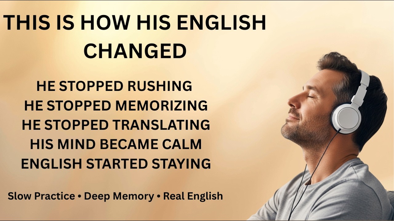 He Stopped Translating and English Finally Stayed