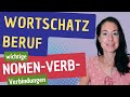 Bitte beraumen sie eine besprechung an  nomenverbverbindungen  wortschatz beruf b2c1