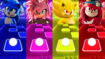 Sonic The Hedgehog 🆚 Amy Rose 🆚 Super Sonic 🆚 Knuckles ☢️ Coffin Dance Cover