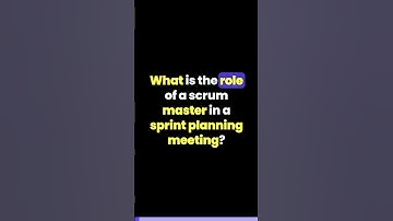 scrum master interview question I scrum master interview questions and answers #shorts #scrummaster