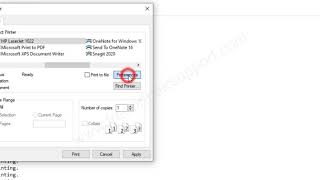 How to Set / Change A4 paper size in printer settings screenshot 4