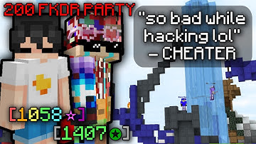 Beating cheaters with @spooopyman (hackusated) | Hypixel Bedwars