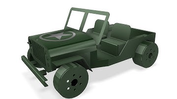 Autodesk Inventor - Sheet Metal Willys Jeep