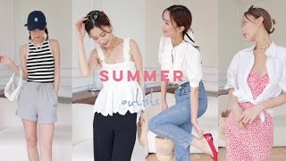 「下周穿什么」#3 夏日出行怎么穿？带最少的单品，搭配最多的花样 SUMMER OUTFITS