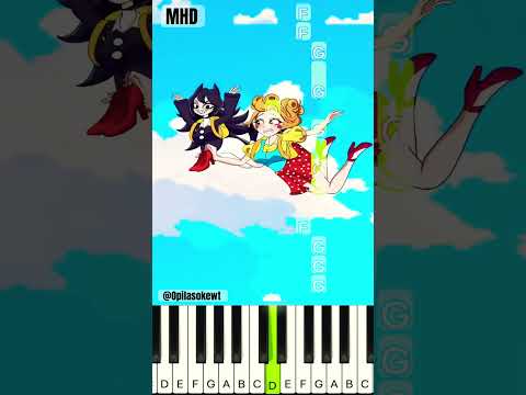 Miss Delight x Miss Circle flying in the air @Opilasokewt - Piano Tutorial