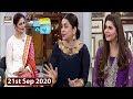 Watch Good Morning Pakistan - Javeria Saud & Tehreem zuberi - 21st September 2020 - ARY Digital Show Online In Hd