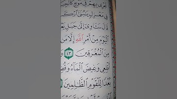 ما معنى "وغيض الماء"#سورة #هود