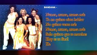 Bandana - Nunca Mas (Karaoke Instrumental Con Coros)