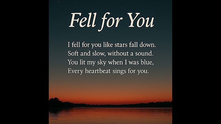 Fell for You – Heartfelt English Love Song (Original)